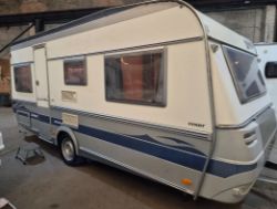 2007 FENDT SAPHIRE TWIN LOUNGE 4-BERTH TOURING CARAVAN >>--NO VAT ON HAMMER--<<