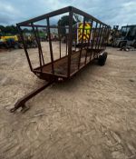 BWA HORSE FEED TRAILER 4.9M HIGH SIDES