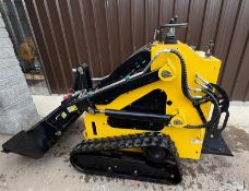 SKIDSTEER UNUSED . STARTS RUNS TIPS