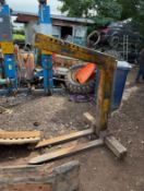 PROBST 2500KG ADJUSTABLE FLYING CRANE PALLET FORKS