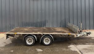 2020 IFOR WILLIAMS TRAILER LM125GHD 3.5 TONNE FLATBED TRAILER
