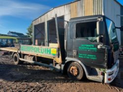 2008 MAN 7.5 TONNE FLATBED DROPSIDE SCAFFOLDING TRUCK