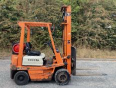 TOYOTA 4FG15 FORKLIFT TRUCK 1.5 TONNE SIDESHIFT