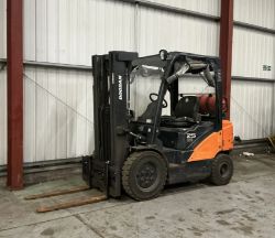 2018 DOOSAN G25P-7 LP GAS FORKLIFT 2.5T DUPLEX