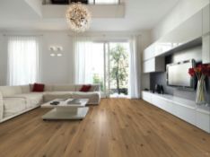 52 X PACKS (129M2) EGGER NATURAL OAK LAMINATE FLOORING 2.49M2/PACK RRP £2,700