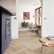 10 X BOXES (33.40M2) SIERRA EXEMPLA LPQ9565 SOUTHWOLD OAK LARGE PARQUET GLUEDOWN LVT FLOORING
