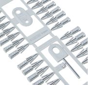 3 BOXES OF PLASPLUGS PLASTERBOARD FIXINGS GREY 50 PLUGS PER STRIP (NO PACKAGING)