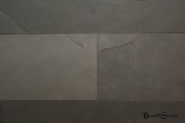 28.92M2 - BRAZILIAN GREY/GREEN SLATE STRIPS - RRP £ 700.00