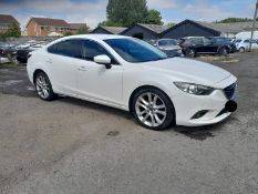 2014 MAZDA 6 SPORT D 2.2 DIESEL MANUAL SALOON IN WHITE