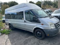2008 FORD TRANSIT 2402CC DIESEL VAN IN SILVER - FINANCE CLEAR