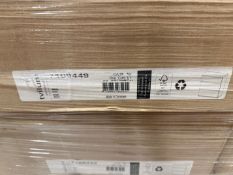 30 X NOVA MATT WHITE 3 DRAWER CHEST OF DRAWERS (H)835MM (W)768MM (D)400MM
