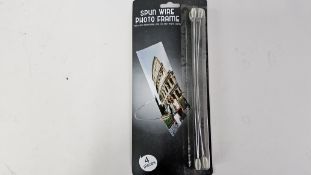 25 PC SPUN WIRE PHOTO FRAME