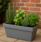 123X NEW PLANTERS PRIDE | FRESTO | 58CM RECTANGLE PLANTER | STONE GREY