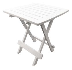 56X NEW ADIGE FOLDING CAMPING TABLE - WHITE - ADI080BI
