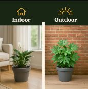 362X NEW PLANTERS PRIDE | AURA | 30CM ROUND PLANTER | STONE GREY