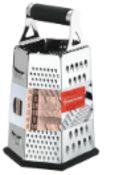 336 X NEW KICHLY 6-SIDED STAINLESS STEEL CHEESE GRATERS | RRP £2,516 | BULK CLEARANCE