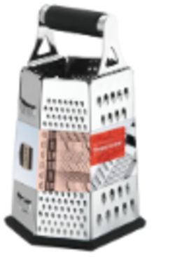 336 X NEW KICHLY 6-SIDED STAINLESS STEEL CHEESE GRATERS | RRP £2,516 | BULK CLEARANCE