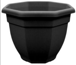 135 X NEW WINCHESTER - 10043201202 - 36CM OCTAGONAL BELLPOT - EBONY (BLACK)