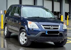 2003 HONDA CR-V I-VTEC SE EXEC. AUTO 1998CC PETROL AUTOMATIC SUV BLUE >>--NO VAT ON HAMMER--<<