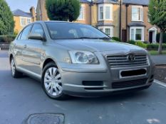 2005 TOYOTA AVENSIS COLOUR C-TION D4D 2.0 DIESEL MANUAL >>--NO VAT ON HAMMER--<<