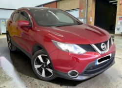 **(ONLY 59K MILEAGE)** 2017 NISSAN QASHQAI N-VISION DIG-T 1.2 PETROL >>--NO VAT ON HAMMER--<<