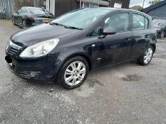 2008 VAUXHALL CORSA DESIGN – 1.4L PETROL – MANUAL – HATCHBACK >>--NO VAT ON HAMMER--<<