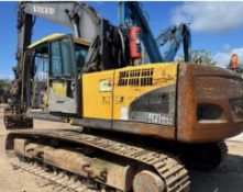 2008 VOLVO EC210 EXCAVATOR WITH KOCUREC LIFTING CAB