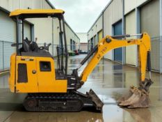 2019 JCB 15C-1 1.5T MINI EXCAVATOR / DIGGER – 1,828 HOURS, 2 BUCKETS