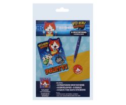 180 X 8PK YO-KAI WATCH INVITATIONS PARTY
