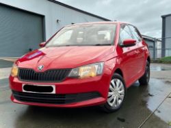 2015 SKODA FABIA S MPI 1.0L PETROL MANUAL RED HATCHBACK >>--NO VAT ON HAMMER--<<
