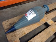 Steel fabricated log screw splitter drill bit