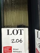 Sixteen 6mm softcoat and one glass