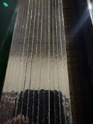 Fifteen 4mm bronze glass