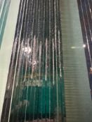 Eight 8.8mm lami low iron glass