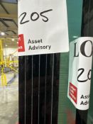 Six 10mm clear glass