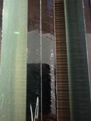 Two 12mm clear glass