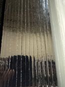 Fourteen 6mm grey glass