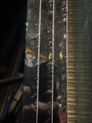 Three 15mm clear glass