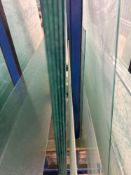 Five 4mm mayflower glass