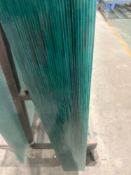 Thirty five 4mm sycamore glass