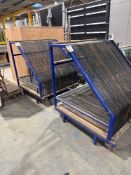 Two 60-section mobile glass carts