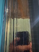 Eighteen 4mm softcoat and one glass