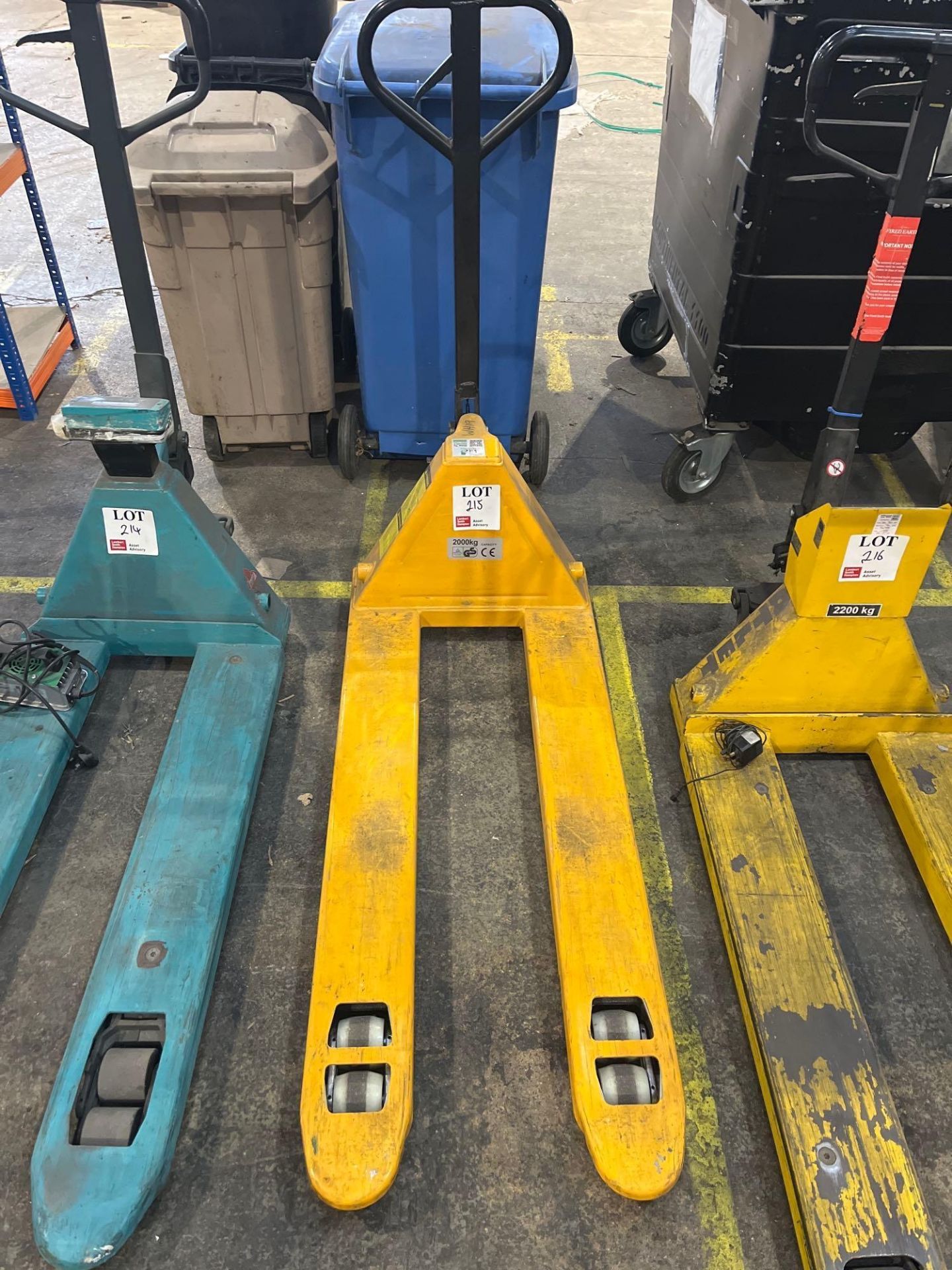2000kg manual pallet truck