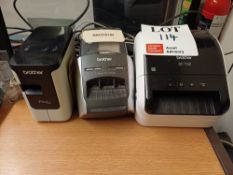 4 x various label printers