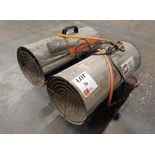 Remington space heater and SIP Fireball 120DVS space heater