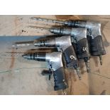 4 x GATX pneumatic drill pistols