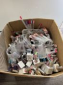 Various quantity and colours of The Gel Bottle nail varnishes as lotted