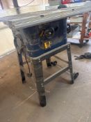 Unbranded freestanding lifting table saw