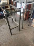 Two fabricated tray holder frame