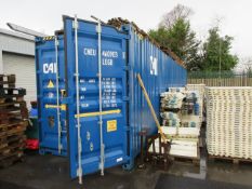 Export type shipping container, 40ft with 5ft extension, total length 45ft (2020) - excluding